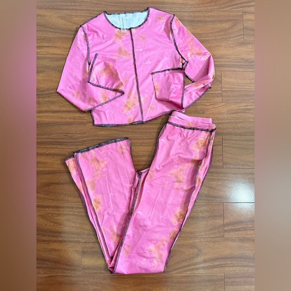 NWT half heart brand rave festival the story of us pants set Sz L